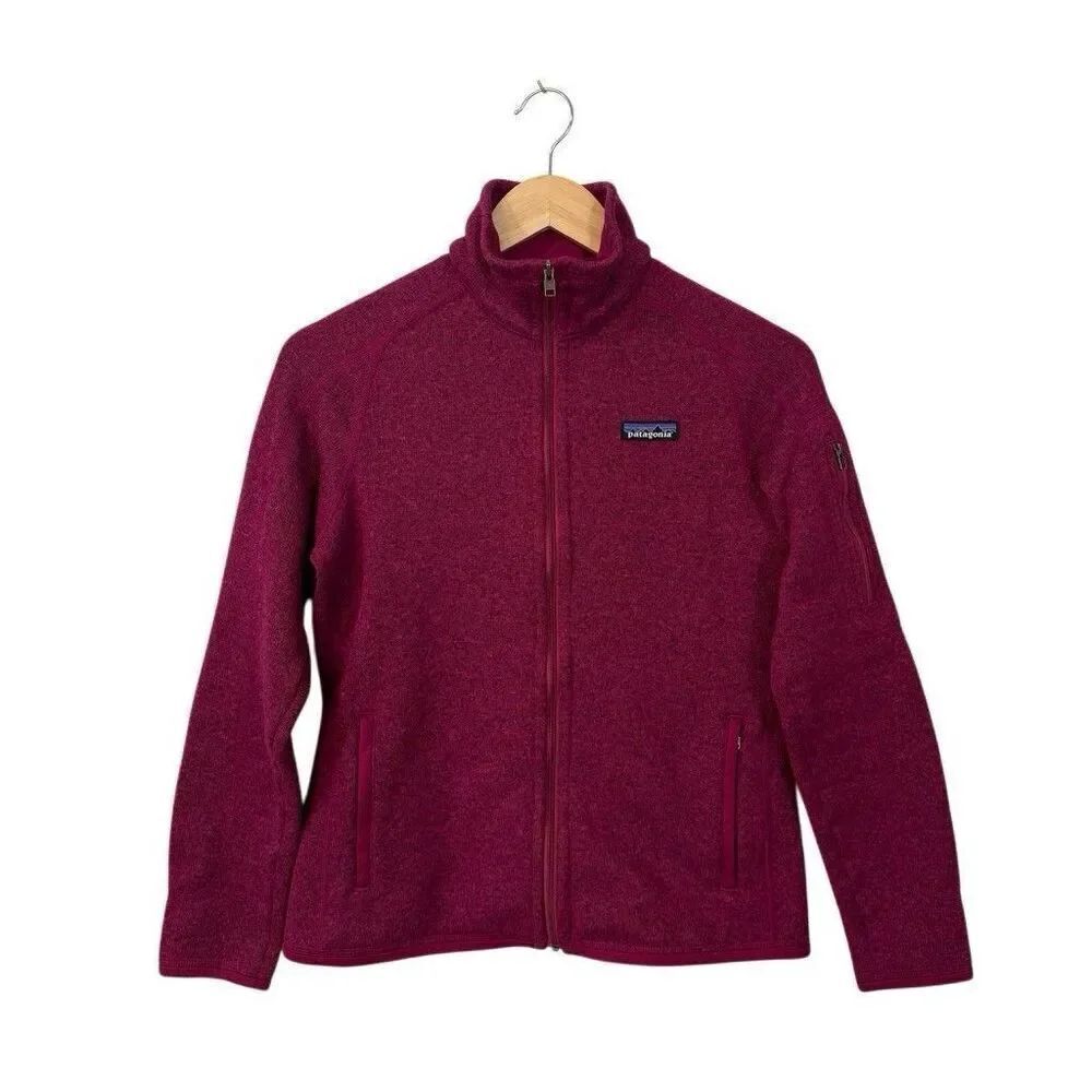 Patagonia Women's Better Sweater Full-Zip Fleece Jacket Magenta Small
